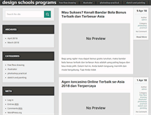 Tablet Screenshot of design-schools-programs.org